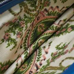 Pre Owned حقيبة كتف جلدية صغيرة زرقاء غوتشي ديونيسوس