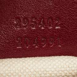 Pre Owned Gucci Emily Chain Medium Red Guccissima Leather Shoulder Bag