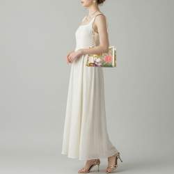 Pre Owned حقيبة كتف غوتشي أوفيديا فلورا جلد وكانفاس جي جي سوبريم متعدد الألوان صغيرة