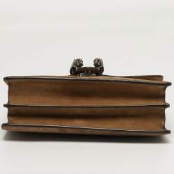 مملوكة مسبقًا Gucci Dionysus Small Beige Leather and Suede Shoulder Bag