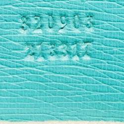 مملوكة مسبقًا Gucci Bright Bit Large Turquoise Leather Tote