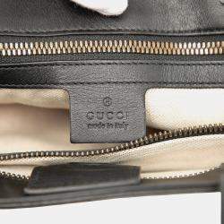 Pre Owned Gucci Brown GG Supreme Blind For Love Satchel