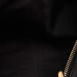 مملوكة مسبقًا Gucci Abbey D-Ring Black GG Canvas and Leather Hobo