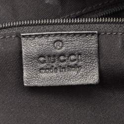 مملوكة مسبقًا Gucci Abbey D-Ring Black GG Canvas and Leather Hobo