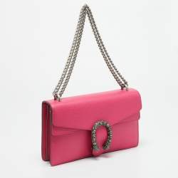 Pre Owned حقيبة كتف صغيرة غوتشي دينوسية قماش جي جي سوبريم وزخاف شامواه أسود/بيج