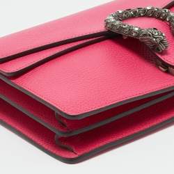 Pre Owned حقيبة كتف صغيرة غوتشي دينوسية قماش جي جي سوبريم وزخاف شامواه أسود/بيج