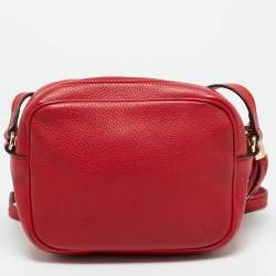 Pre Owned حقيبة كروس غوتشي سوهو ديسكو جلد ميتاليك للكاميرا