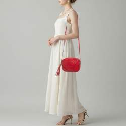 Pre Owned حقيبة كروس غوتشي سوهو ديسكو جلد ميتاليك للكاميرا