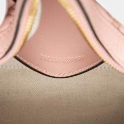مملوكة مسبقًا Gucci Pink Mini GG Marmont Matelasse Leather Satchel