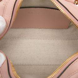 مملوكة مسبقًا Gucci Pink Mini GG Marmont Matelasse Leather Satchel