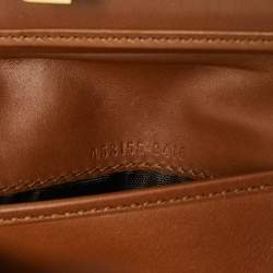 Pre Owned محفظة غوتشي جلد وكانفاس جي جي سوبريم بيج/أسود بقفل