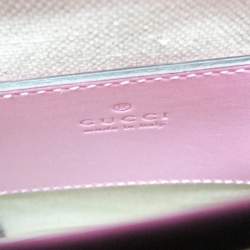 مملوكة مسبقًا Gucci Pink Leather Bamboo Backpack Handbag Shoulder Bag 