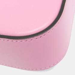 مملوكة مسبقًا Gucci Pink Leather Bamboo Backpack Handbag Shoulder Bag 