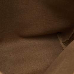 Pre Owned Gucci Beige/Brown GG Supreme Canvas and Leather Web Sherry Line Tote