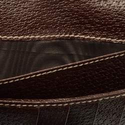 مملوكة مسبقًا Gucci Beige/Brown GG Canvas and Leather French Wallet