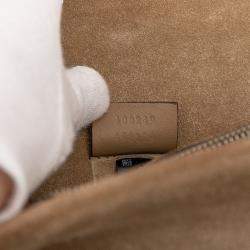 مملوكة مسبقًا حقيبة كتف غوتشي ديونيسوس جي جي سوبريم بنية وسطى أزهار ونحلة