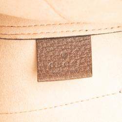 Pre Owned حقيبة يد غوتشي GG سوبريم بني أوفيديا