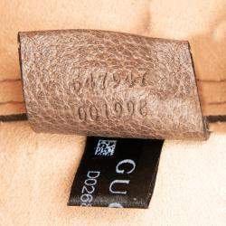 Pre Owned حقيبة يد غوتشي GG سوبريم بني أوفيديا