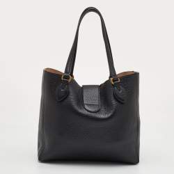 Pre Owned حقيبة يد توتس غوتشي مارمونت جي جي داليا صغيرة جلد أسود