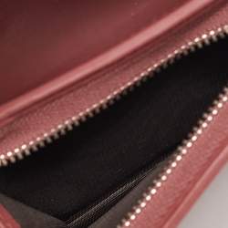 Pre Owned Gucci Multicolor GG Supreme Blooms Canvas Card Case