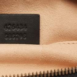 مملوكة مسبقًا Gucci GG Marmont Black Matelassé Leather Belt Bag