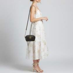 مملوكة مسبقًا Gucci GG Marmont Mini Black Matelassé Leather Camera Bag