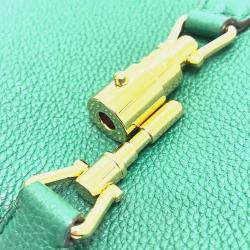 Pre Owned حقيبة كتف جلدية 2-طريقتين صغيرة جاكي 1961 من غوتشي خضراء