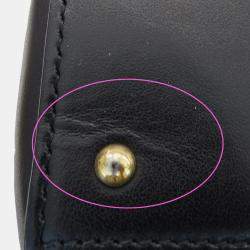 Pre Owned حقيبة غوتشي كتف جلد ماتيلاسي سوداء بطريقتين كروس بودي أو فوقها