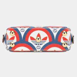 مملوكة مسبقًا Gucci X Adidas Horsebit 1955 Handbag/Shoulder Bag White Red Blue Leather