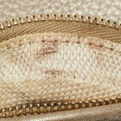 Pre Owned Gucci Soho Disco Chain Gold Leather Crossbody Bag