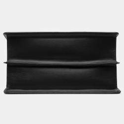 مملوكة مسبقًا حقيبة ساتشيل غوتشي ديونيسوس من الجلد الأسود البامبو لارج ويب