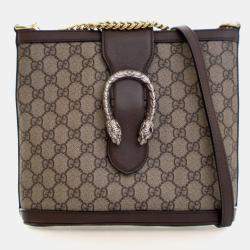 مملوكة مسبقًا Gucci Brown GG Supreme Dionysus Bucket Bag