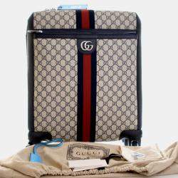 مملوكة مسبقًا Gucci 40 GG Supreme Rolling Luggage