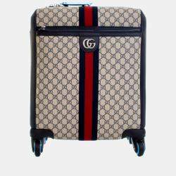 مملوكة مسبقًا Gucci 40 GG Supreme Rolling Luggage