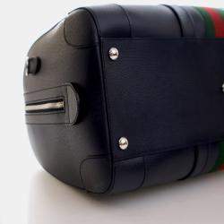 Pre Owned Gucci Medium Calfskin Savoy Duffle