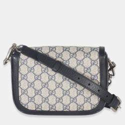 Pre Owned حقيبة ميني غوتشي جي جي سوبروم نيفي ويب هورسبيت 1955