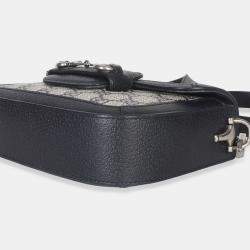 Pre Owned حقيبة ميني غوتشي جي جي سوبروم نيفي ويب هورسبيت 1955