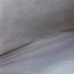 Pre Owned حقيبة كلتش غوتشي جلد أسود GG مارمونت (525541)