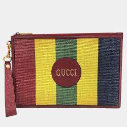 Pre Owned Gucci Multicolor Fabric Off the Grid Clutch (625602)
