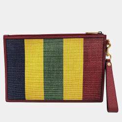 مملوكة مسبقًا حقيبة كلتش غوتشي أوف ذا جريد قماش متعدد الألوان (625602)