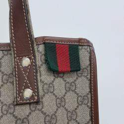 مملوكة مسبقًا Gucci Beige PVC Tote Bag (211135)