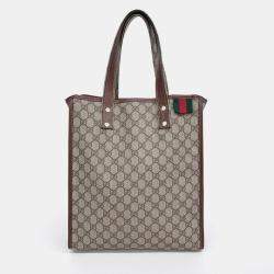 مملوكة مسبقًا Gucci Beige PVC Tote Bag (211135)