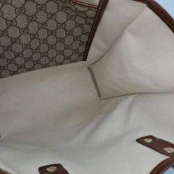 مملوكة مسبقًا Gucci Beige PVC Tote Bag (211135)