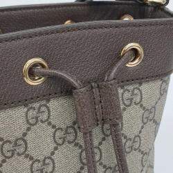 مملوكة مسبقًا حقيبة دلو صغيرة غوتشي أوفيديا كانفاس بيج (550620)