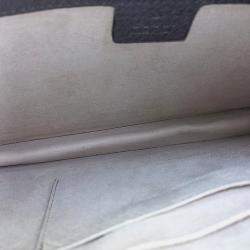 Pre Owned Gucci Beige, Brown Canvas Supreme Portfolio Clutch (523359)