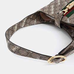 Pre Owned حقيبة هوبو غوتشي قماش بيج مطلي X بالنسياغا هاكر بروجيكت جاكي 1961 صغيرة