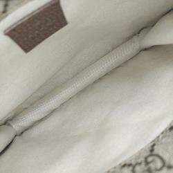 Pre Owned حقيبة ماسنجر غوتشي بني بيج PVC GG سوبريم