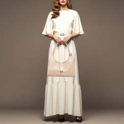 مملوكة مسبقًا Gucci Jackie Bardot Light Pink Leather Shoulder Bag