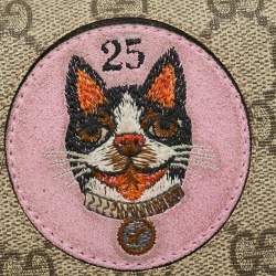 Pre Owned محفظة غوتشي قماش جي جي سوبريم بيج/زهري برشمة بوسكو صغيرة الحجم