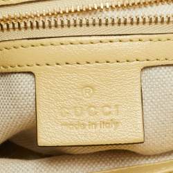 Pre Owned حقيبة كتف غوتشي مارمونت GG صغيرة جلد مبطن أزرق بحري/أحمر مائل للقطرية